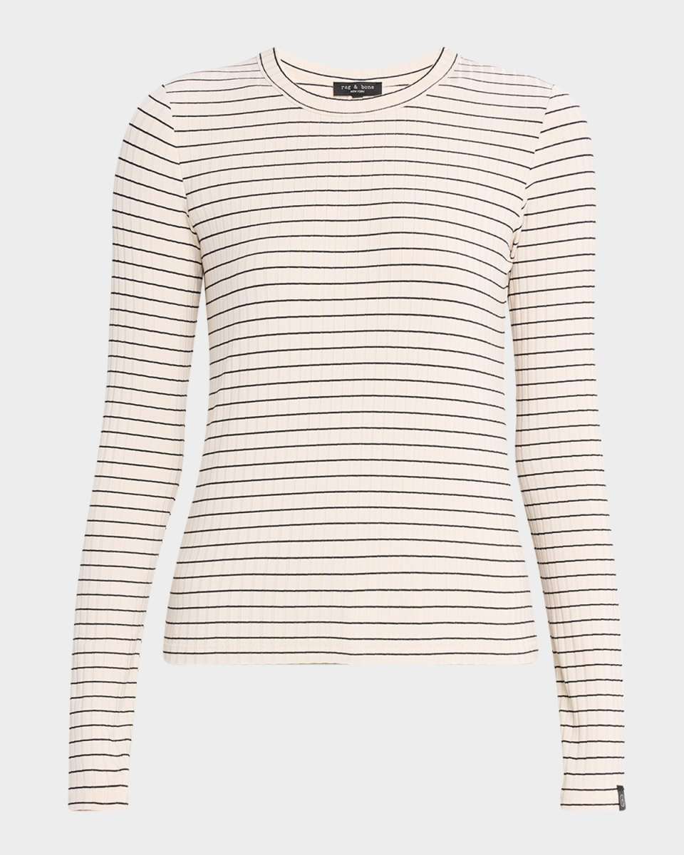 Luca Stripe Long-Sleeve Top